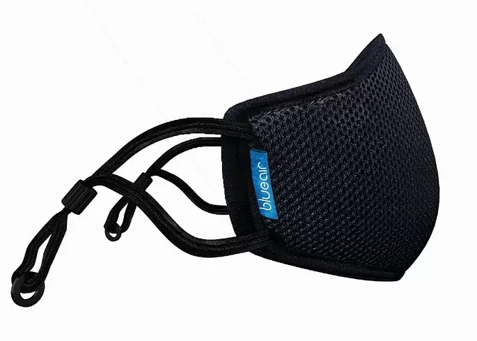 Face Mask -Blueair 1+ Unisex 6 Layer Re-usable - Black - Image 3