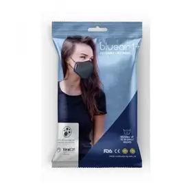 Face Mask -Blueair 1+ Unisex 6 Layer Re-usable - Black