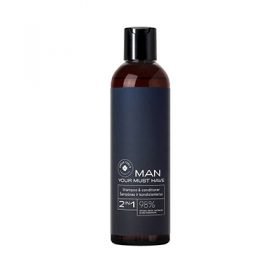MAN 2 in 1 Shampoo and Conditioner by Green Feel's 250ml