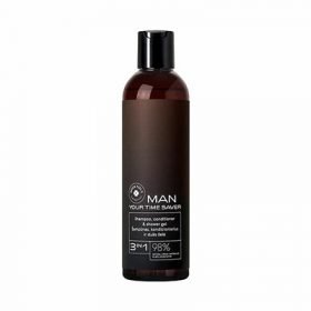 MAN 3 in 1 Shampoo, Conditioner and Shower Gel by Green Feel's 250ml