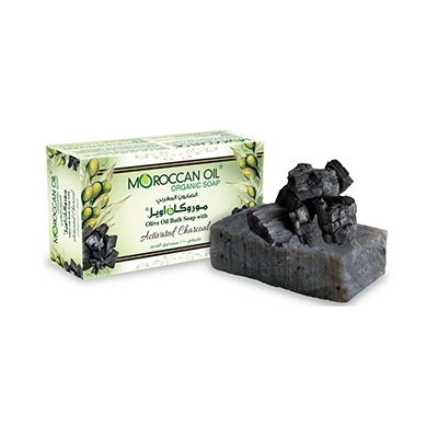 Olive Oil Bath soap with Activated Charcoal by Moroccan Oil