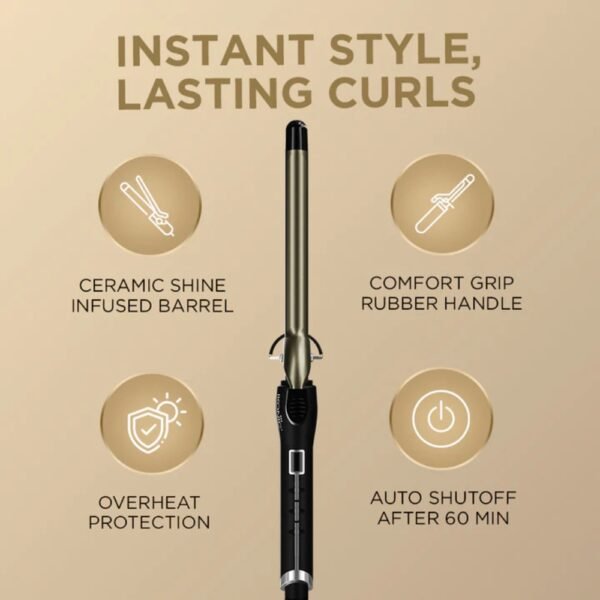 Best Curling Tong for Short Hair Ikonic CT-19 lasting curls