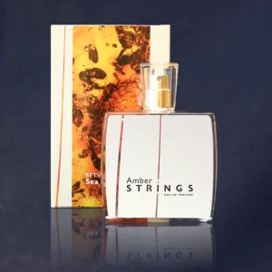 perfume with amber strings with box