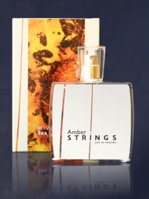 perfume with amber strings with box
