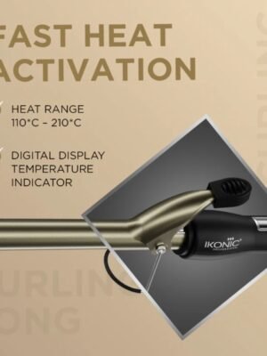 Best Curling Tong for Short Hair Ikonic CT-19 fast heat