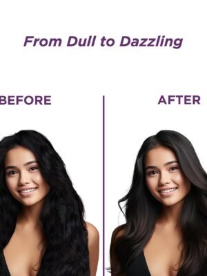 Ikonic gleam hair straightener 3.0 before and after