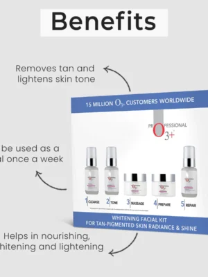 brightening Facial Kit O3+ benefits