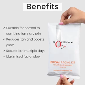 O3+ bridal facial kit for radiant skin