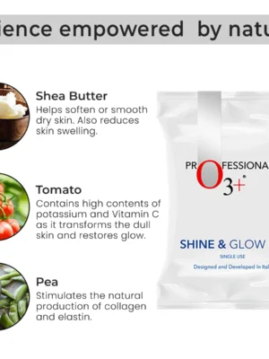 shine and glow kit O3+ natural