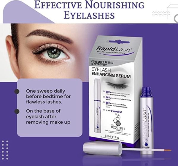 Rapidlash eyelash treatment serum box