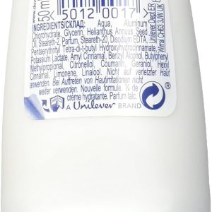 anti perspirant cream by Dove ingredients