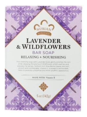 lavender bar soap benefits Nubian Heritage