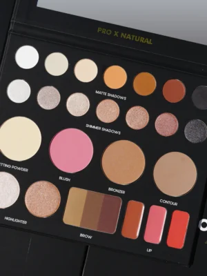 Pro X makeup set natural close