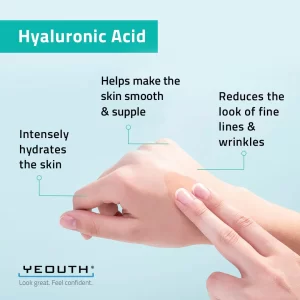 pure hyaluronic serum Yeouth hand