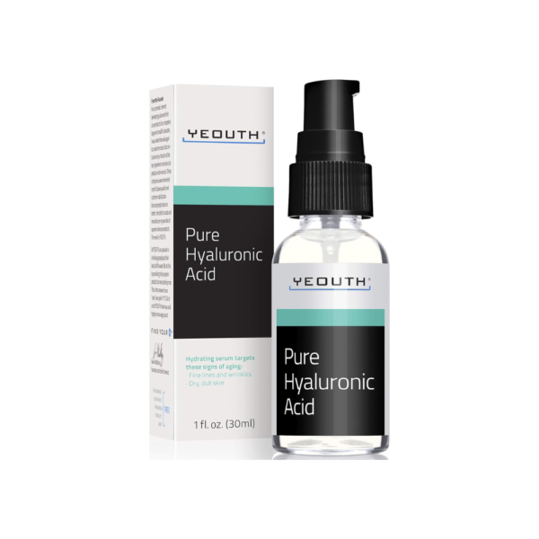 pure hyaluronic serum Yeouth bottle and box