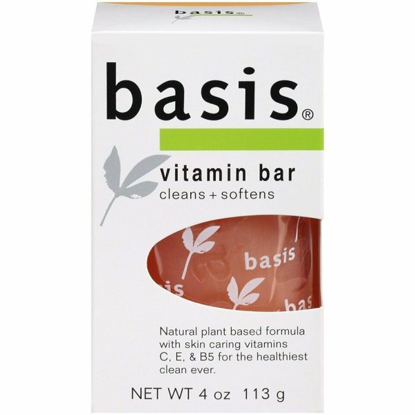 Basis plant based soap vitamin bar box