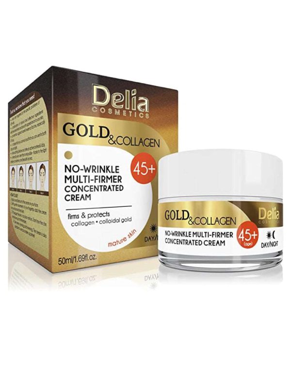 gold and collagen elasticising facial cream