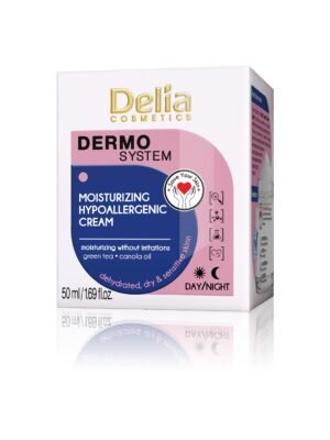 Delia face cream moisturizer hypoallergenic box