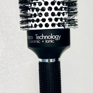nano technology ceramic ionic black hair brush 45