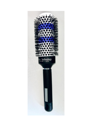 nano technology ceramic ionic black hair brush 45