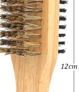 double sided beard brush with size
