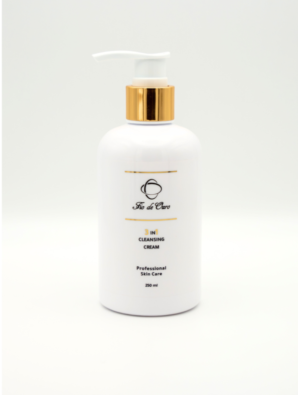 Fio de Ouro 3 in 1 face cleansing cream bottle