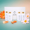 skin care gift set Fio de Ouro skin care box and bottles
