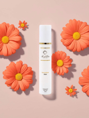 Image showing a bottle of the best vitamin c serum for glowing skin Fio de Ouro EternaGlow Elixir