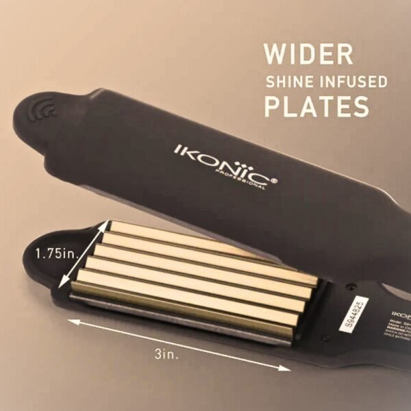 professional hair crimper Ikonic s9+ wide plates