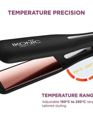 professional hair straightener Ikonic temperature precision