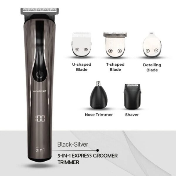 Ikonic 5 in 1 Groomer Trimmer with blades