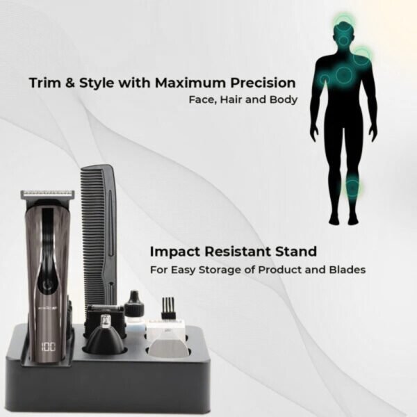 Ikonic 5 in 1 Groomer Trimmer maximum precision