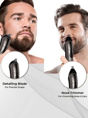Ikonic 5 in 1 Groomer Trimmer with nose hair trimmer